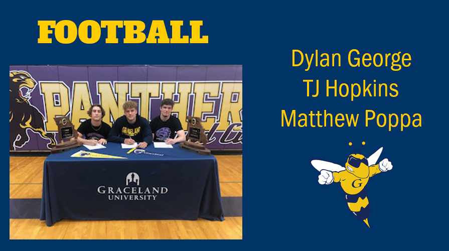 Mound City Trio Signs With Graceland Football