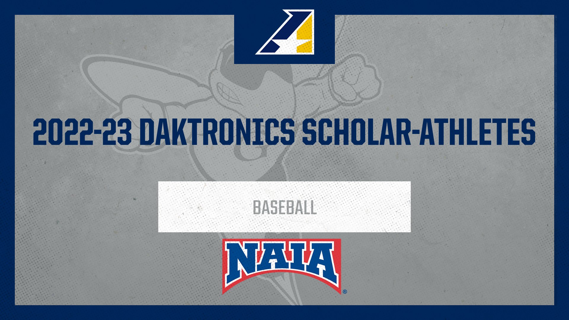 Seven Yellowjackets Honored in 2022-23 Daktronics NAIA Baseball Scholar-Athletes