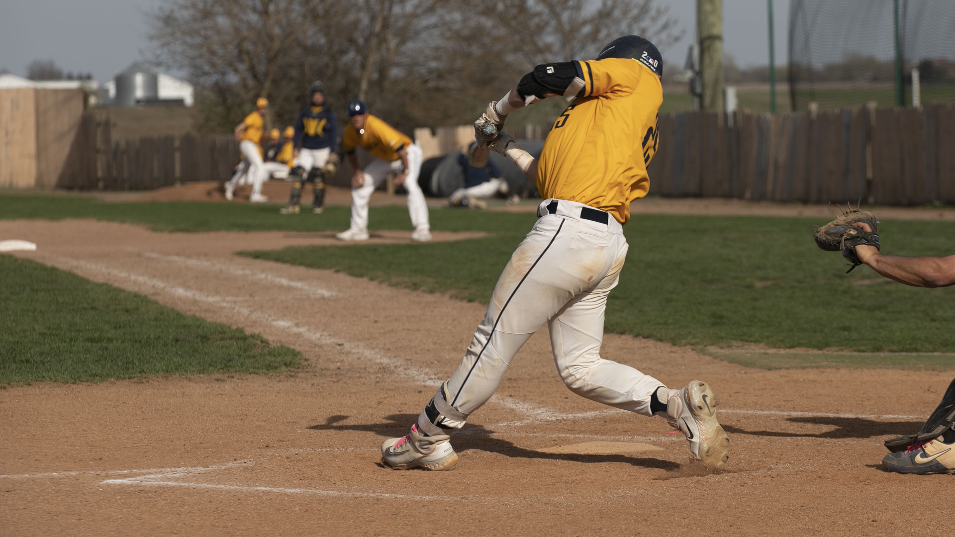 Baseball Stopped by Peru State
