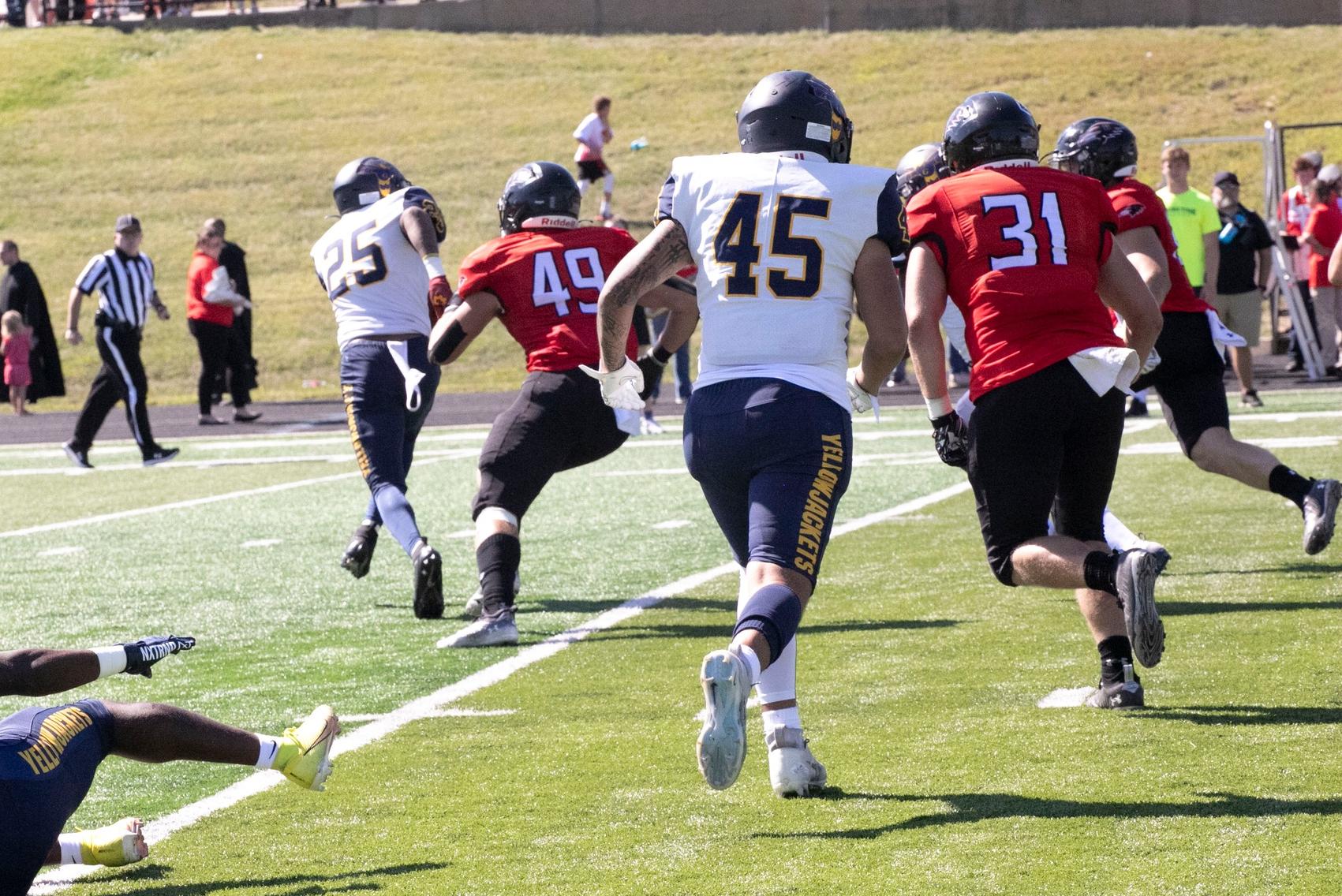 Football Toppled by No. 2 Vikings