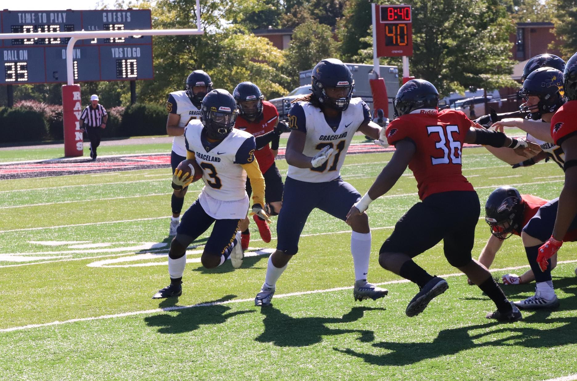 Football Defeated by No.12 Ravens