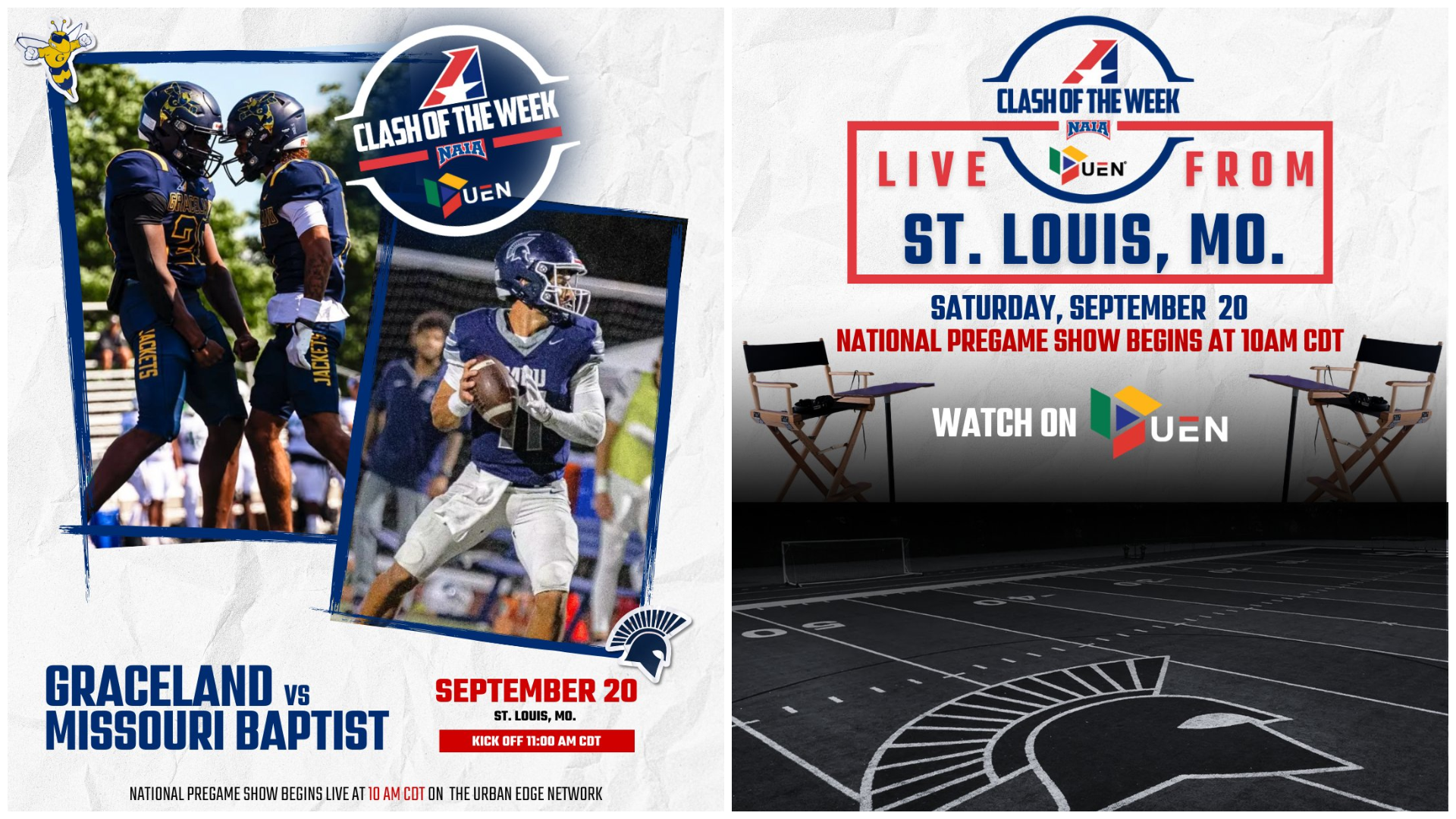 Graceland, Missouri Baptist Set for NAIA Week Three "Clash of the Week"