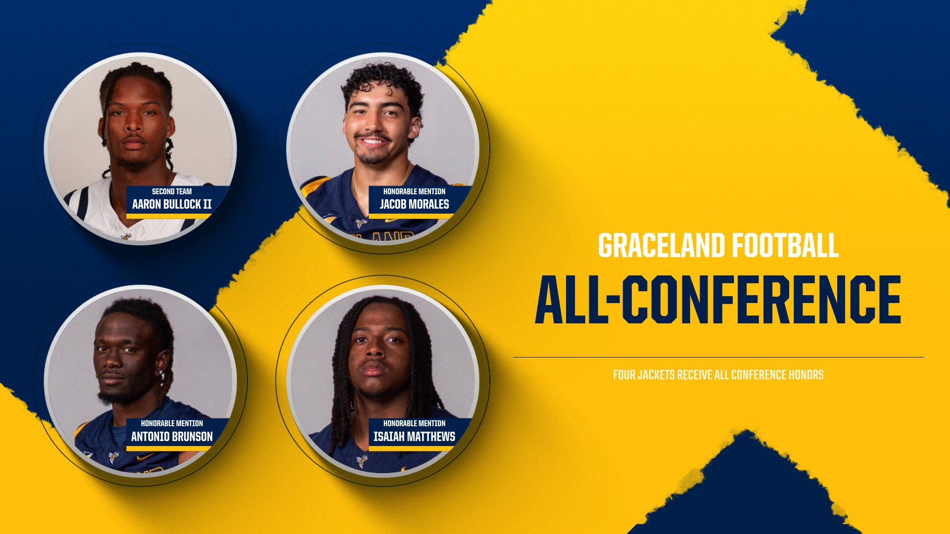 Four Yellowjackets Earn Heart All-Conference Recognition
