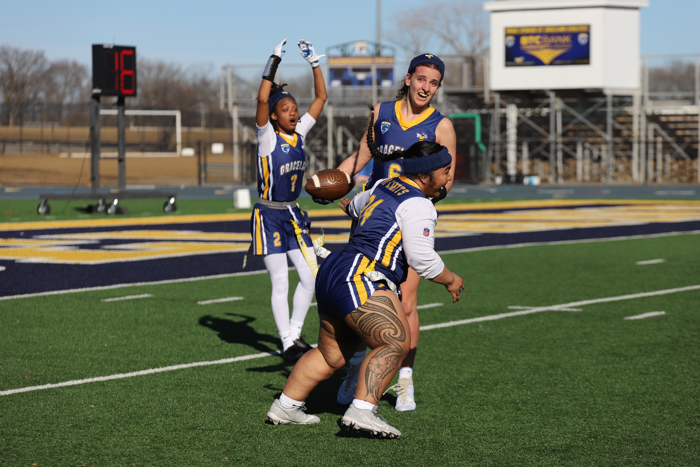 Graceland Holds Off Cottey College for Gritty Victory in Women's Flag Football