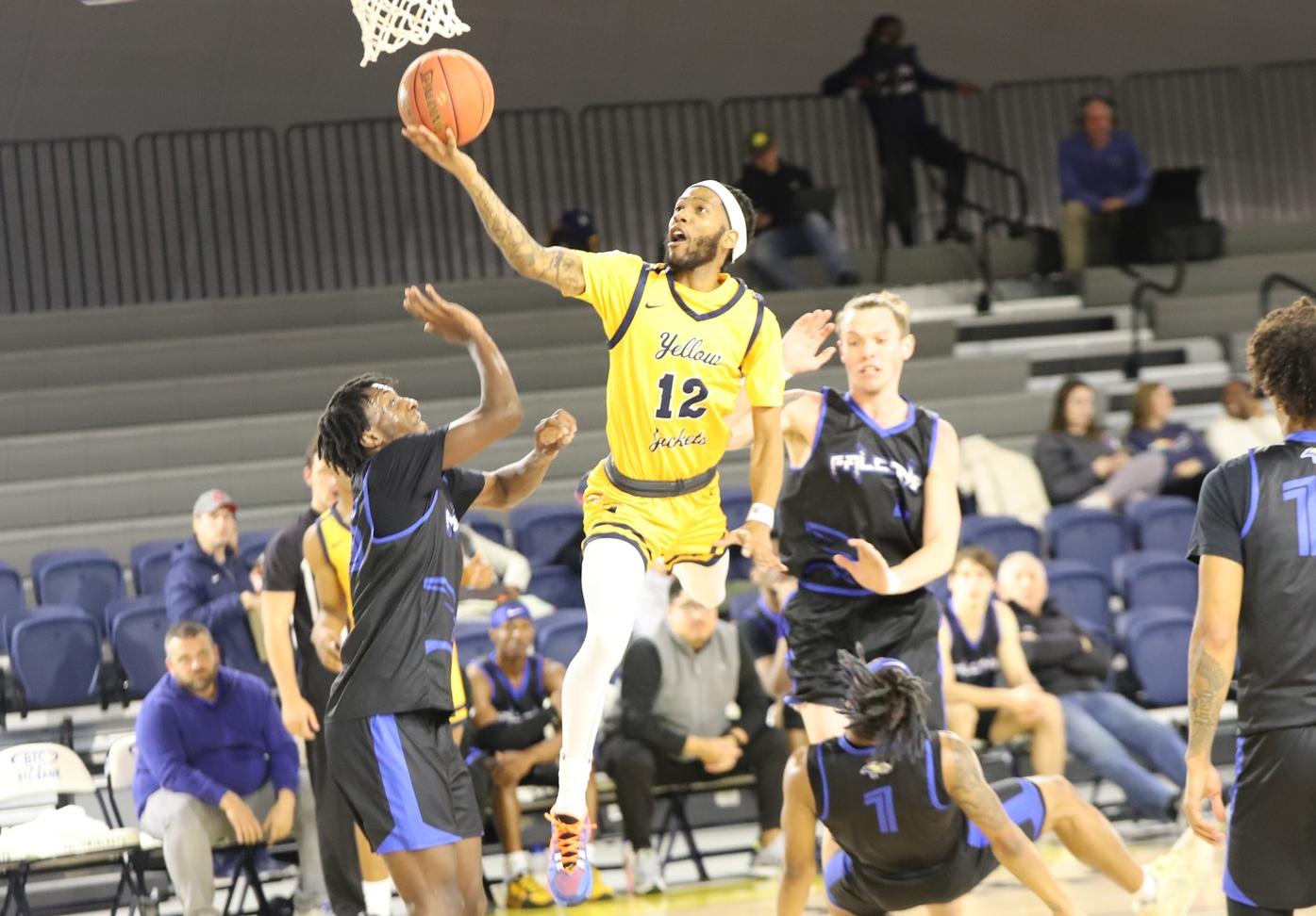 Men's Basketball Clips Falcons in Double Overtime