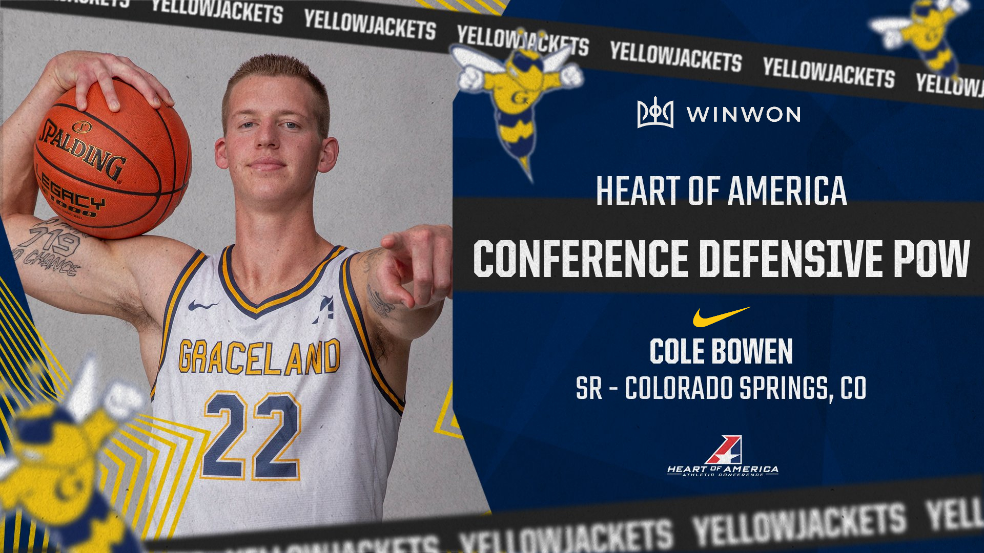 Bowen Named Heart Defensive POW &mdash; Presented by WinWon Technologies
