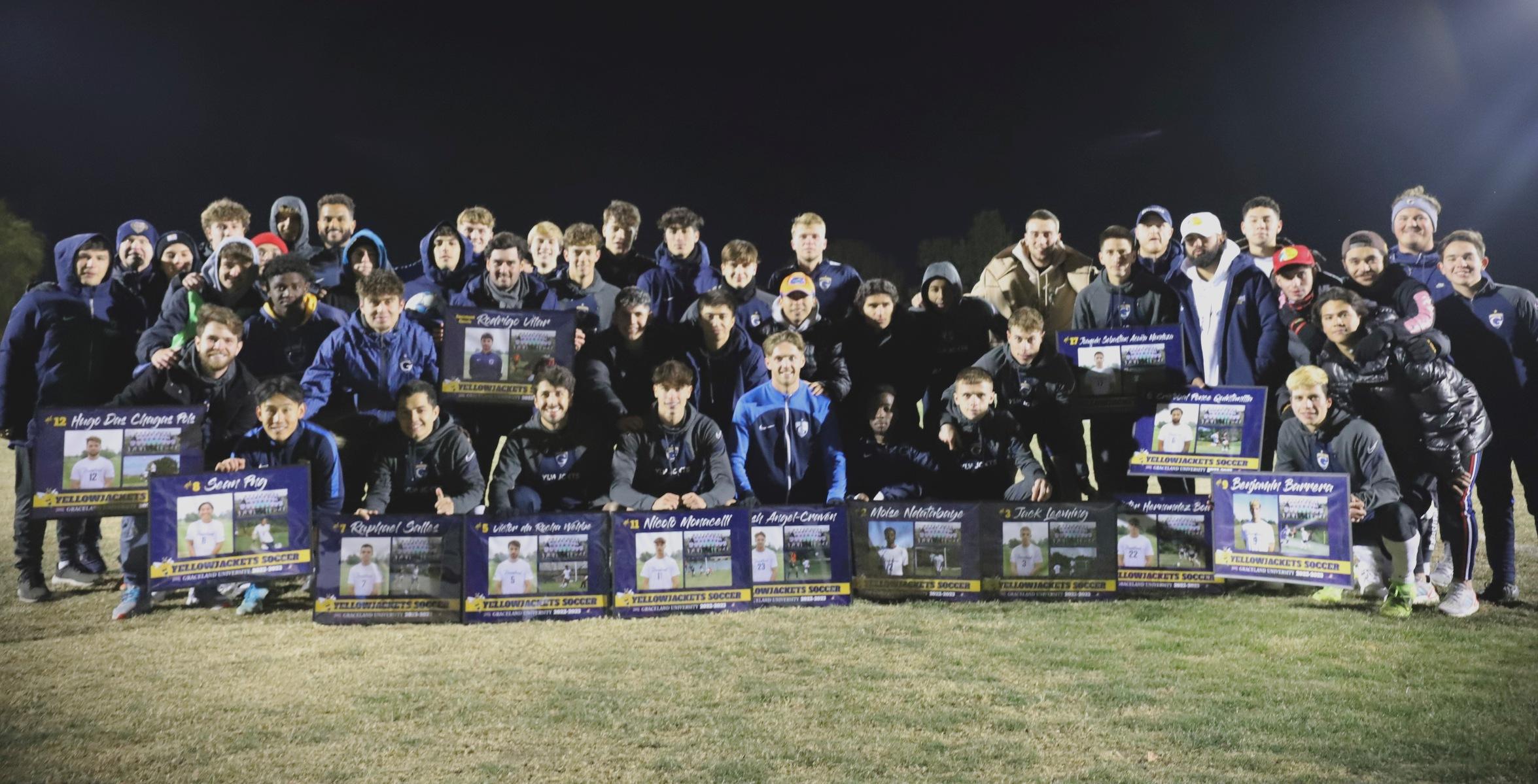 Men's Soccer Falls on Senior Day to Vikings.