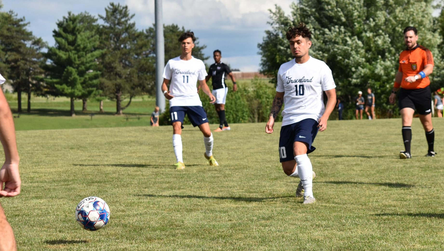 Men's Soccer Toppled by the Pride