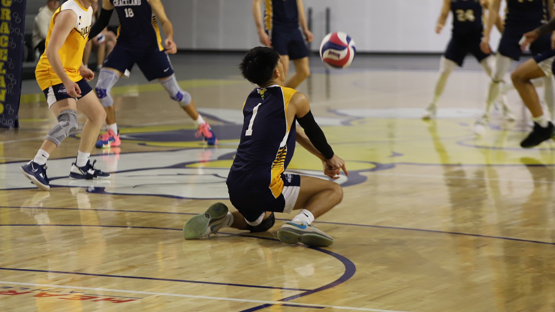 Men&rsquo;s Volleyball Caged by William Penn