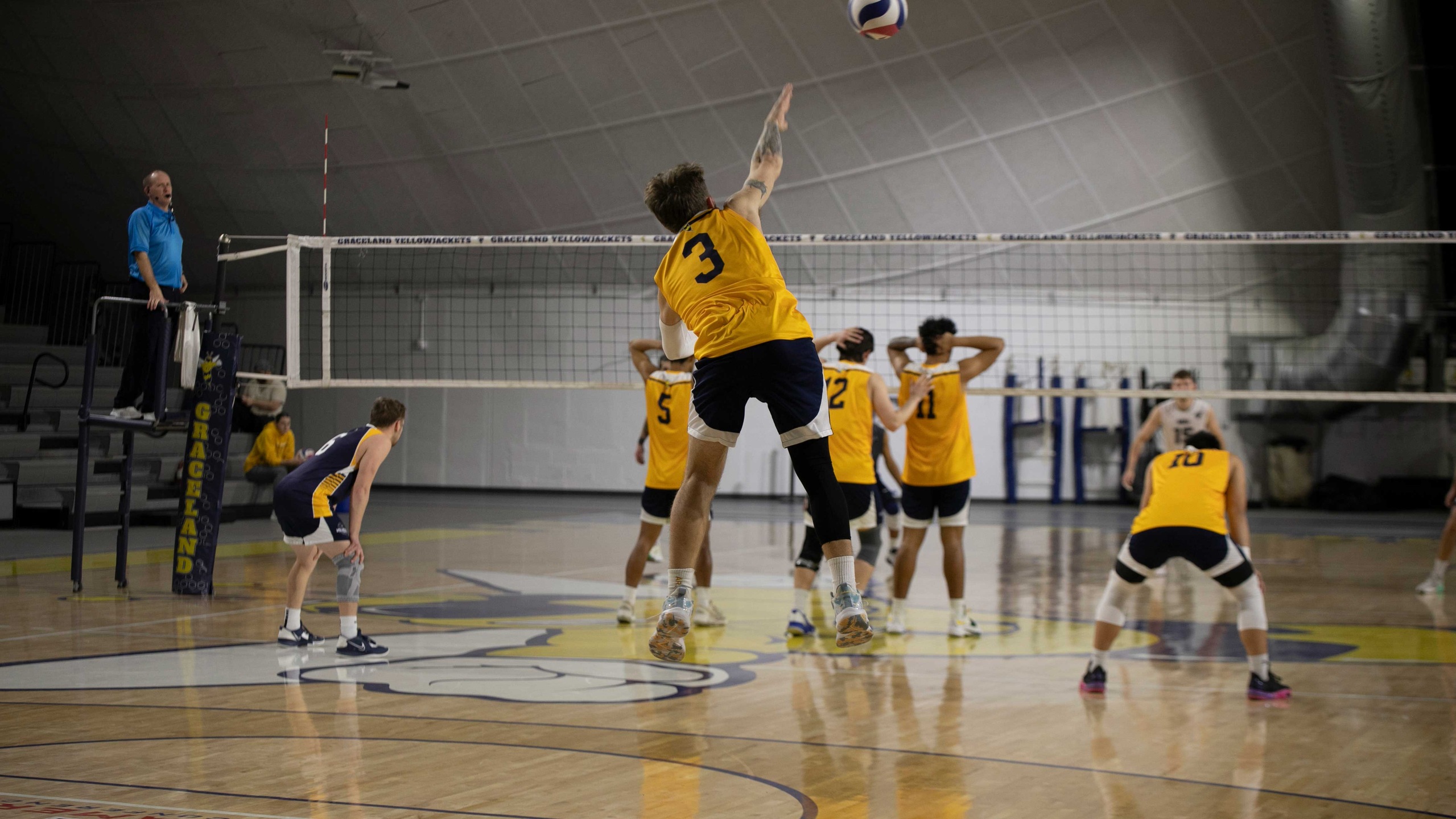 Graceland Sweeps Central Christian in First Win of the Season