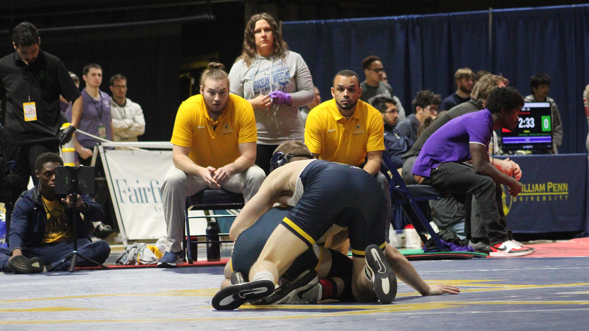 Wrestling Concludes at the Heart Conference Championship