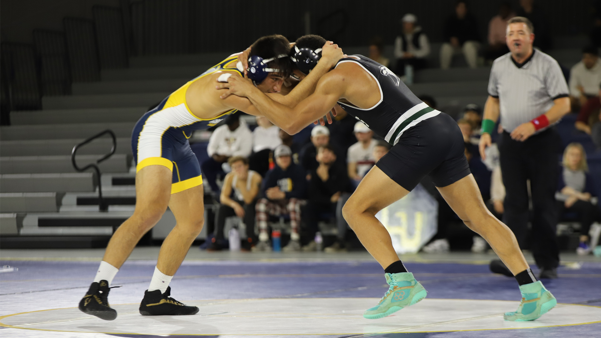 Wrestling Takes Victory in Tiebreaker Against Baker