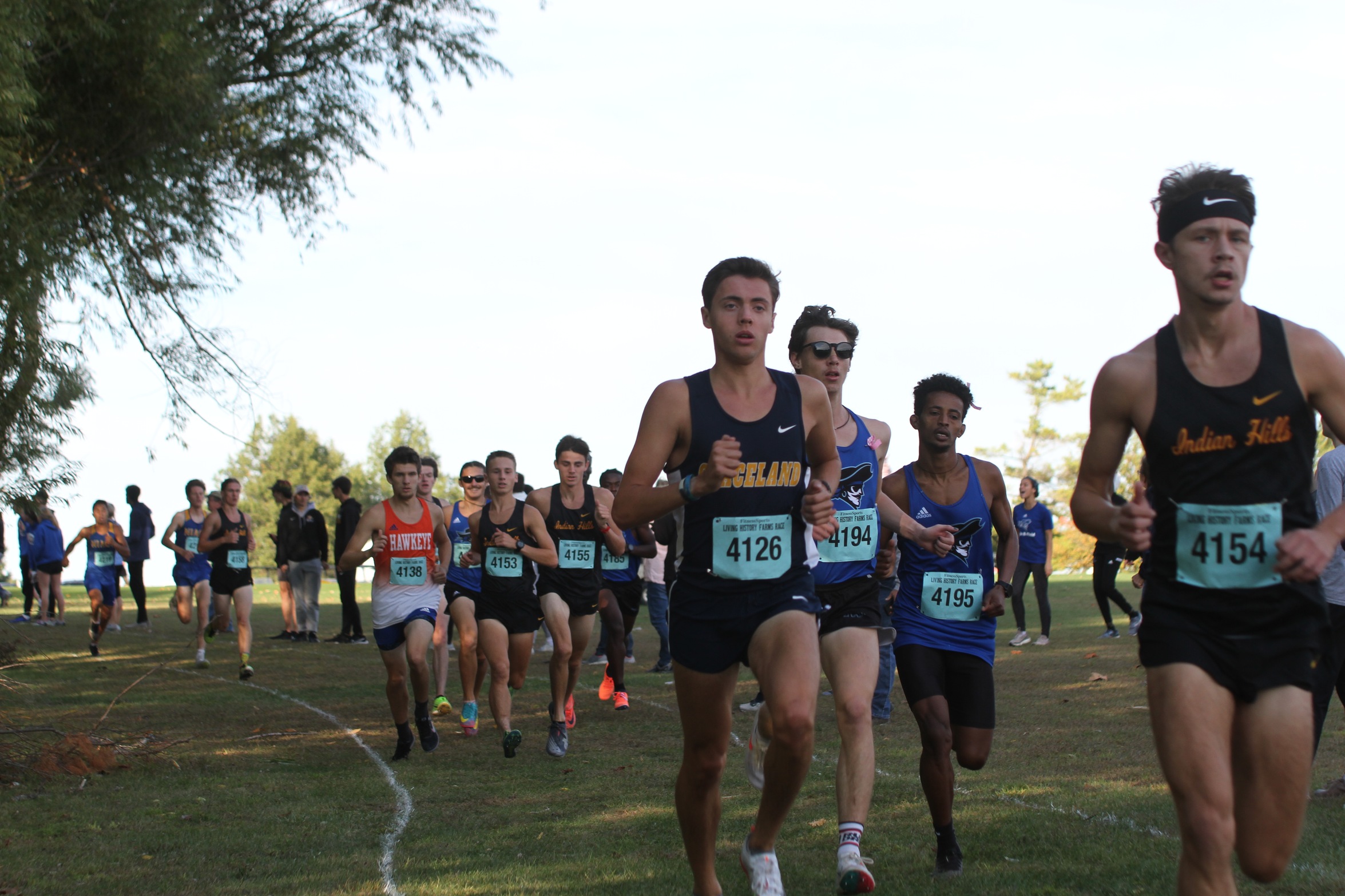 Men's Cross-Country Finished Eighth