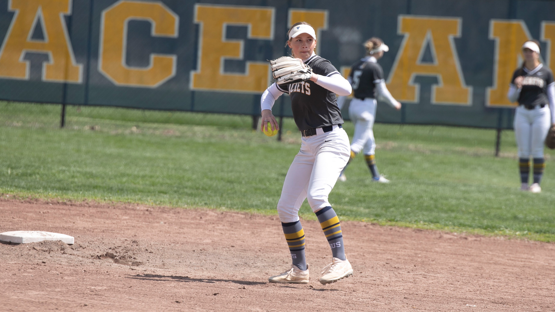 Softball Splits with Sterling in a Doubleheader