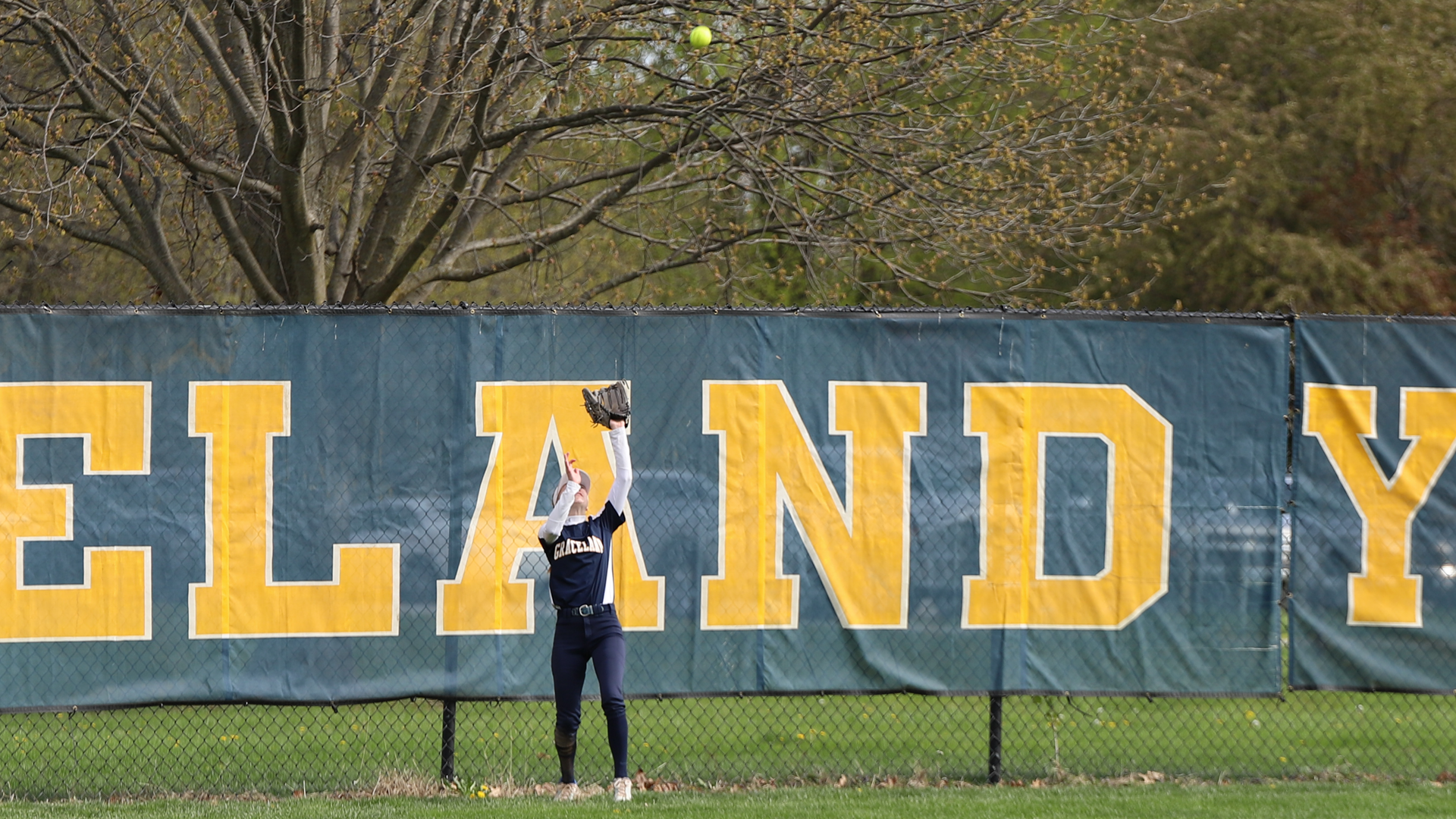 Softball Stopped by RV Baker