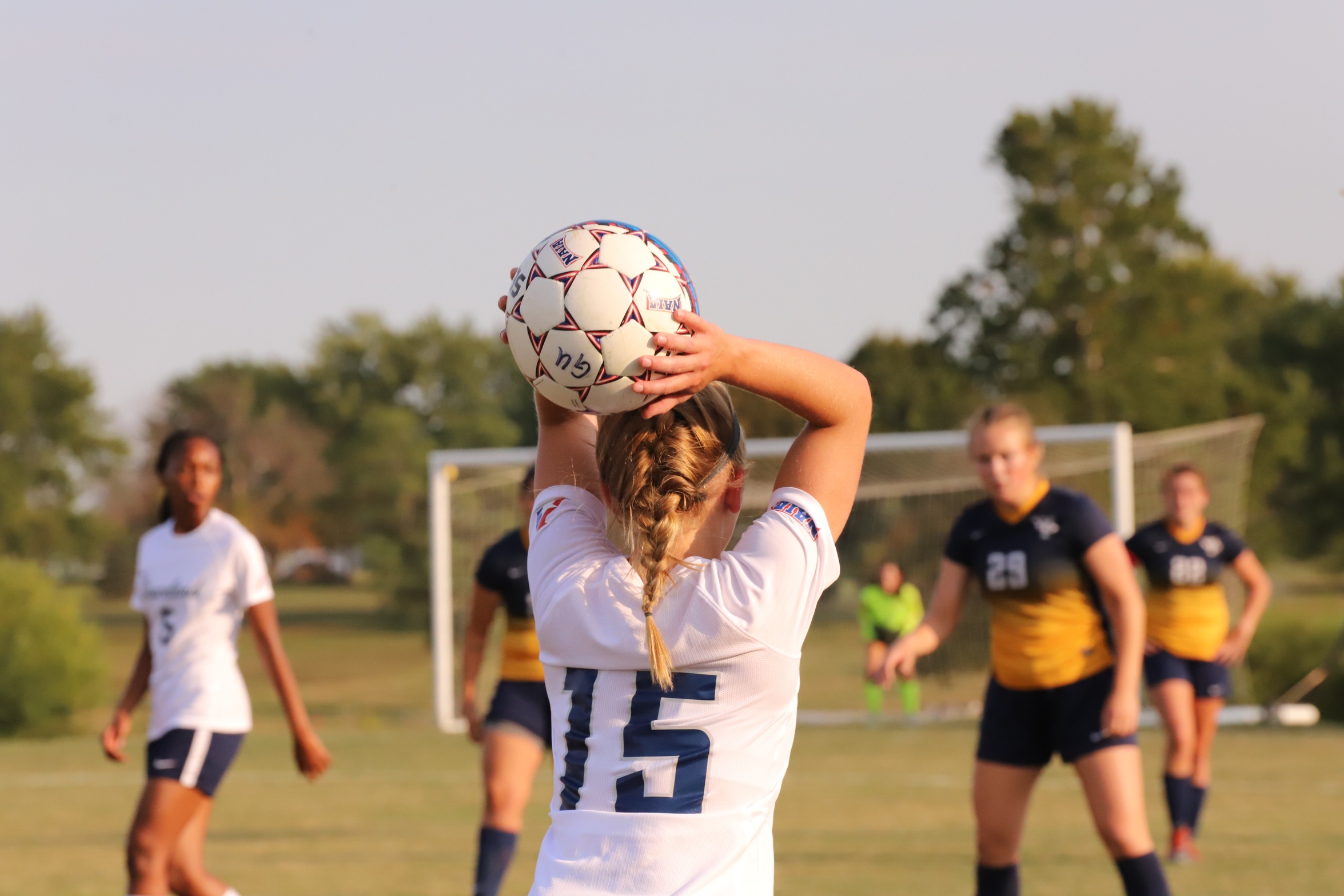 Women's Soccer Halted by Eagles.
