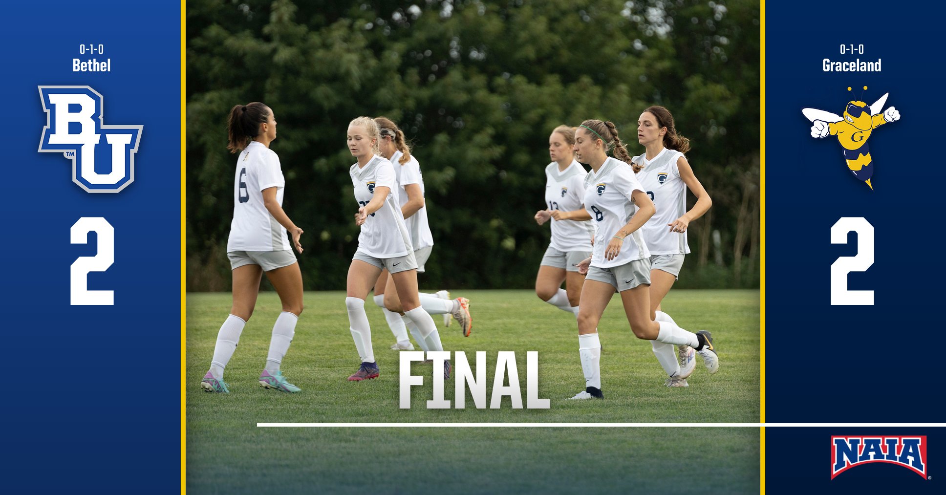 Graceland Women&rsquo;s Soccer Draws 2-2 with Bethel (IN) in Road Opener