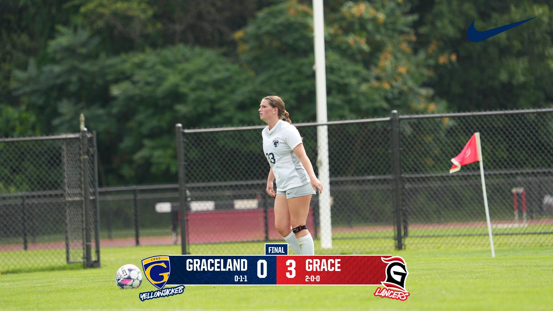 Graceland Falls 3-0 to Grace College in Non-Conference Road Match