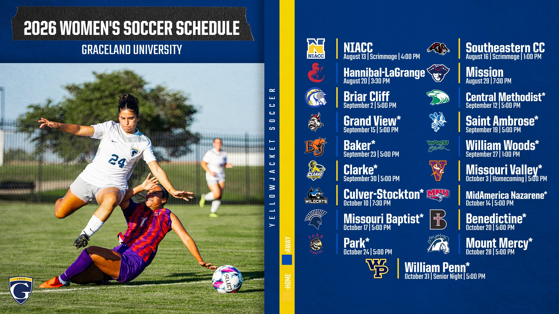 Yellowjackets Set for 2026 Women's Soccer Season