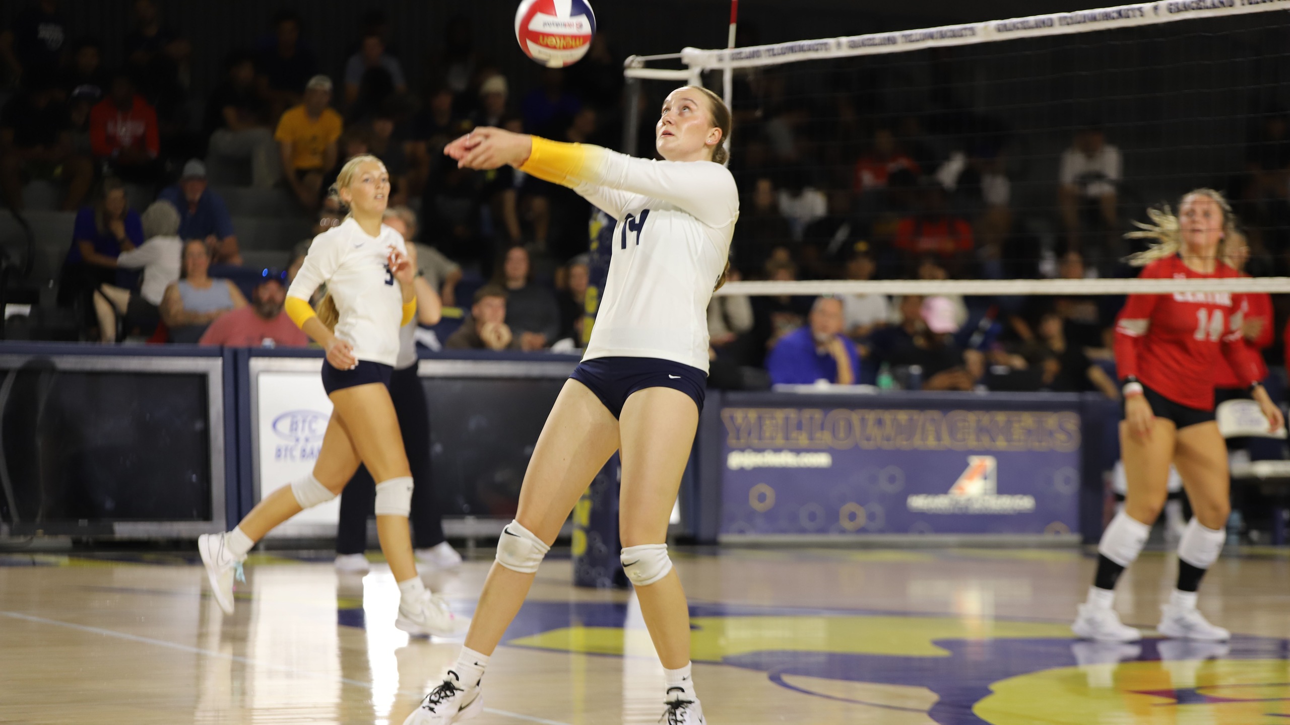 Graceland Volleyball Falls to Missouri Valley in Four-Set Battle